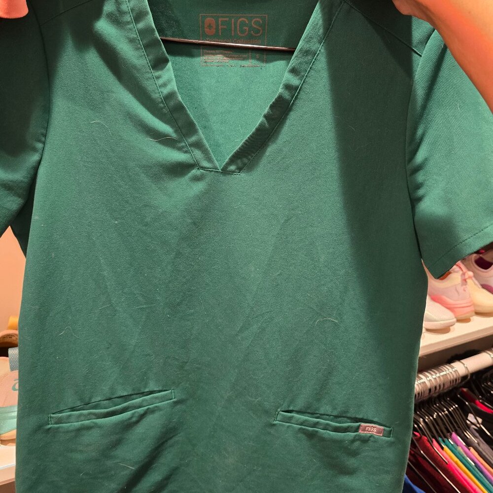 Figs scrubs top